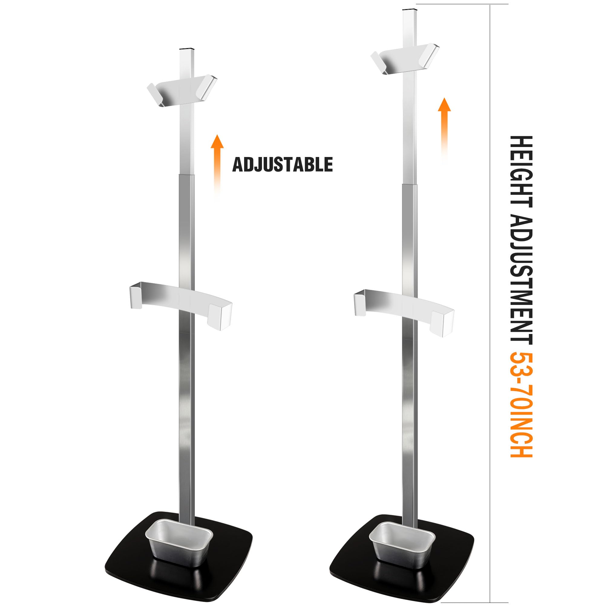 Stainless Steel Pizza Peel Rack with Heavy Duty Metal Base - 70