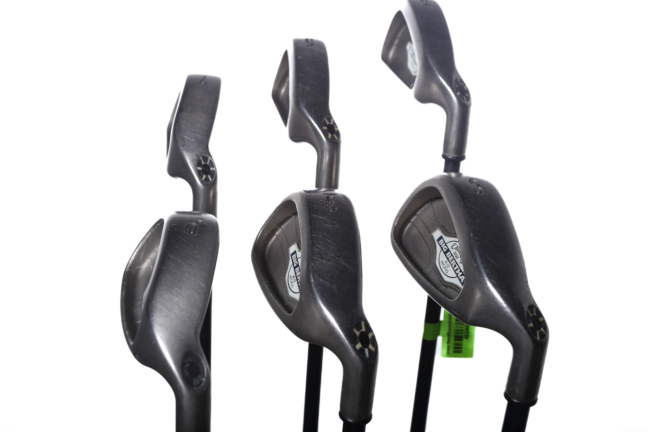 Used Callaway Big Bertha X 12 Iron Set - Right Handed 3, 5, 7, PW Stiff Flex Golf Clubs for Men | Perfect for Driving Range Practice & Course Play