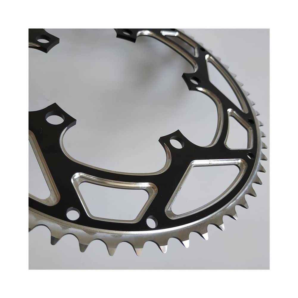 60T 130 BCD Chainring - High-Performance Folding Bicycle Crankset for Road/MTB/BMX | Durable Fixed Gear Bike Parts & Accessories | Ideal for Commuting, Urban Riding & Performance Cycling