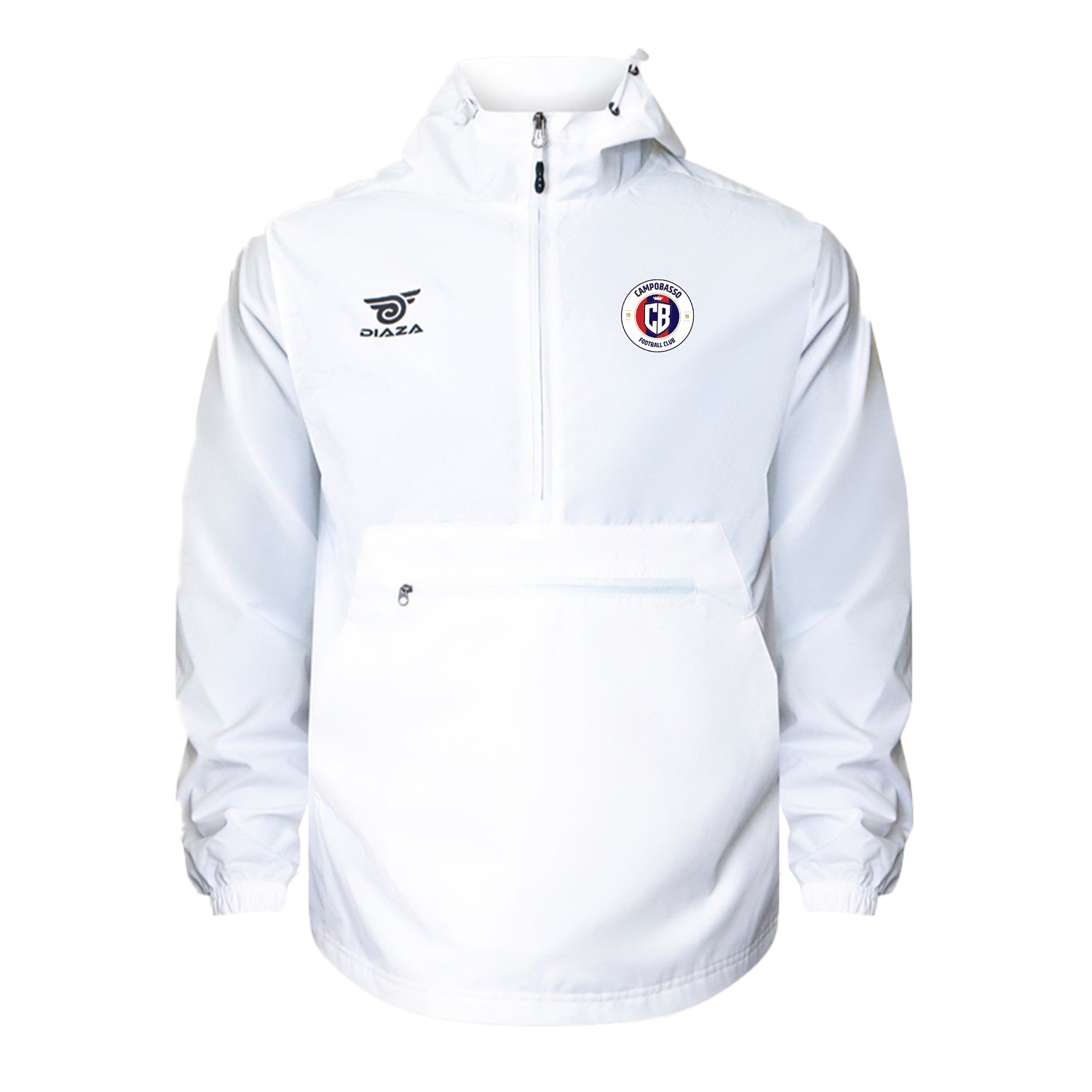 Campobasso FC 3/4 Alpine White Soccer Jersey - Men's Football Shirt for Training & Matches - Perfect for Fans, Players & Gift Giving