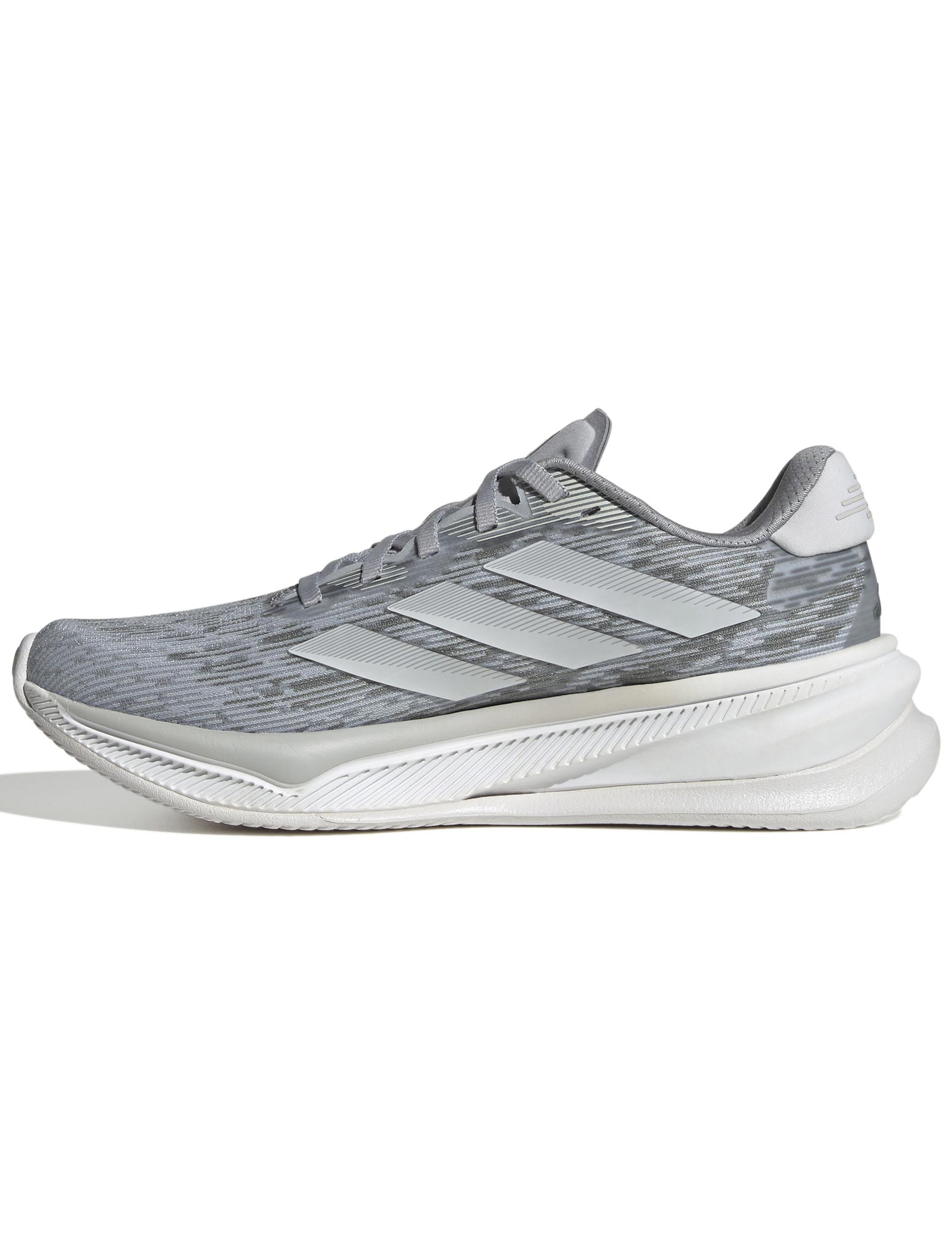 Supernova Comfortglide Running Shoes for Men & Women - Lightweight, Cushioned & Breathable - Halo Silver/Grey One/Dash Grey - Perfect for Jogging, Gym Workouts & Daily Walking