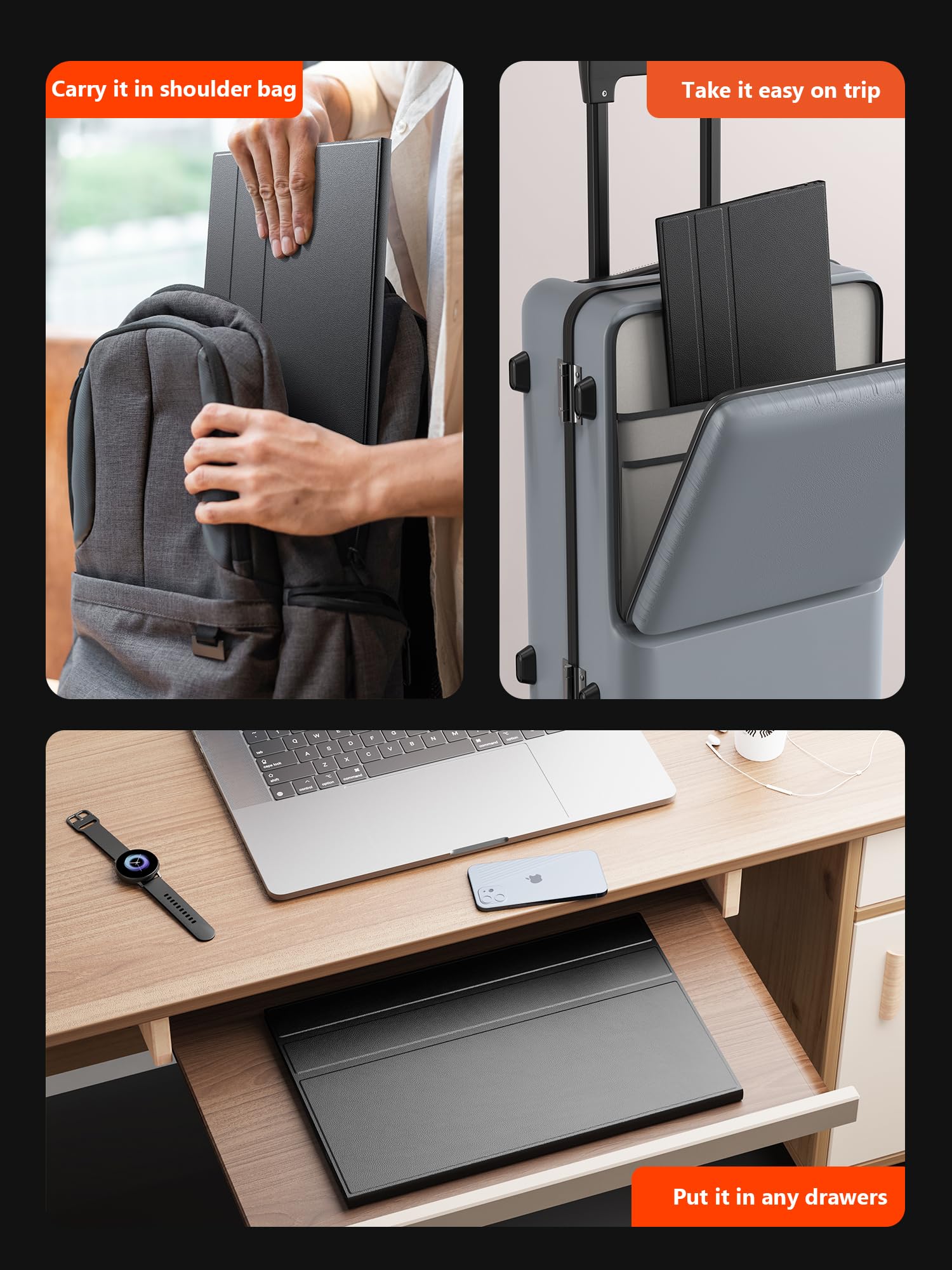 4K Portable Monitor 13.3