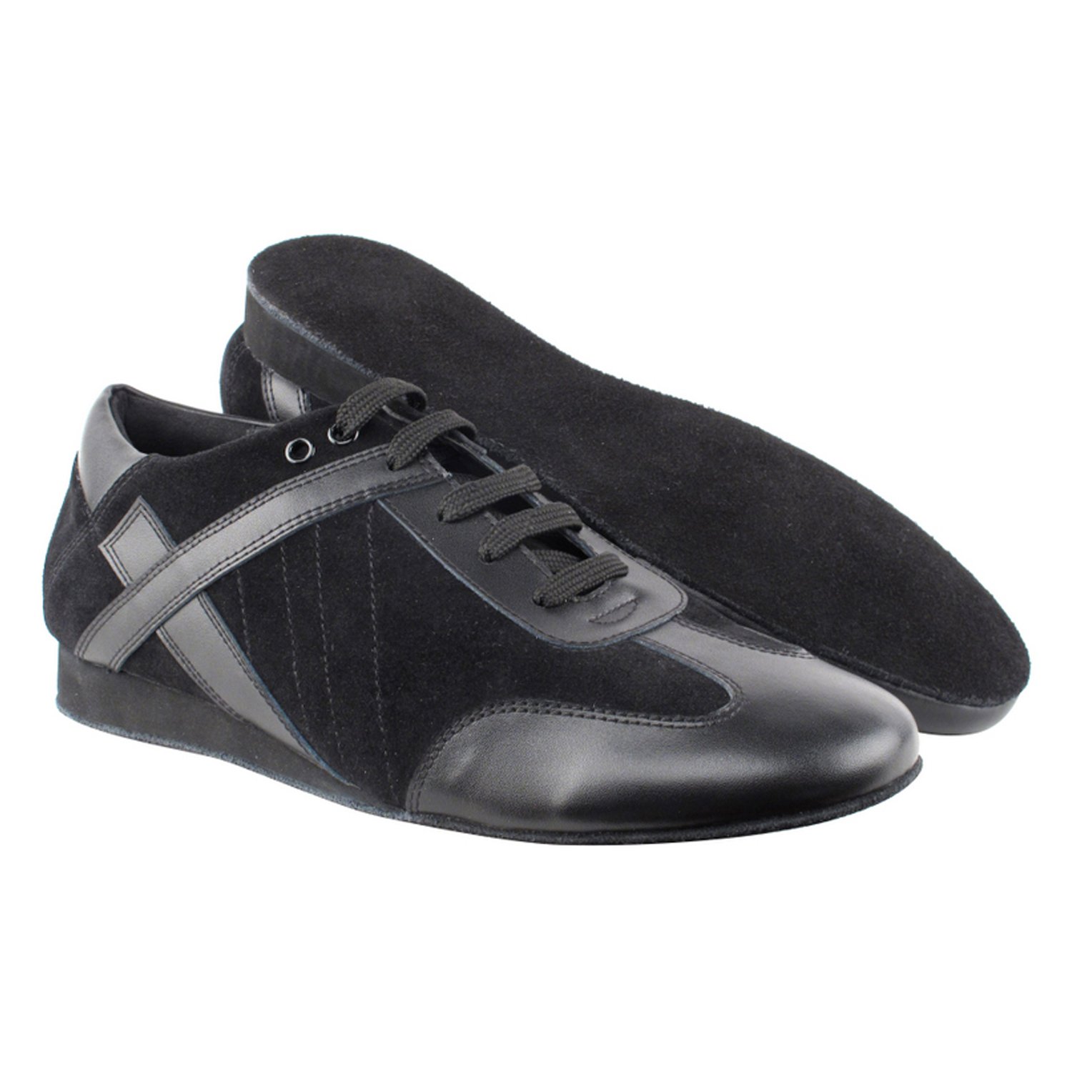 50 Shades Men's Flat Dance Shoes for Ballroom, Salsa & Swing - Comfortable Practice & Casual Wear - Perfect for Dance Classes, Social Events & Everyday Use