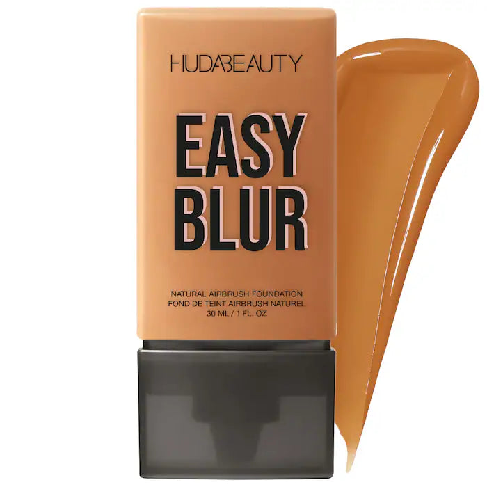 HUDA BEAUTY Easy Blur™ Natural Airbrush Foundation with Niacinamide - Lightweight, Buildable Coverage for Flawless Skin | Perfect for Everyday Wear & Special Occasions