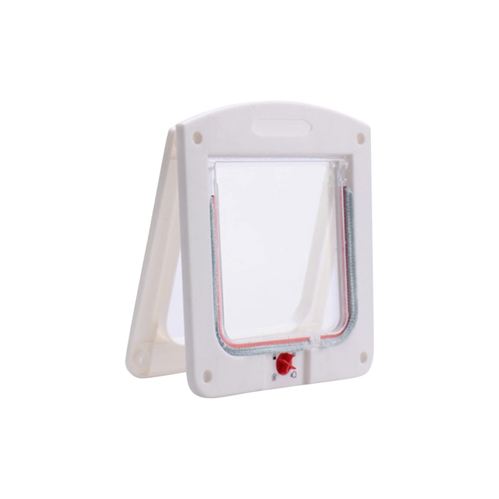 Freedom Pet White Cat & Dog Door - Large & Medium Wall Mount for Easy Installation - Convenient Pet Access for Independence - Perfect for Cats & Small Dogs - Ideal for Homes with Multiple Pets (White, One Size)