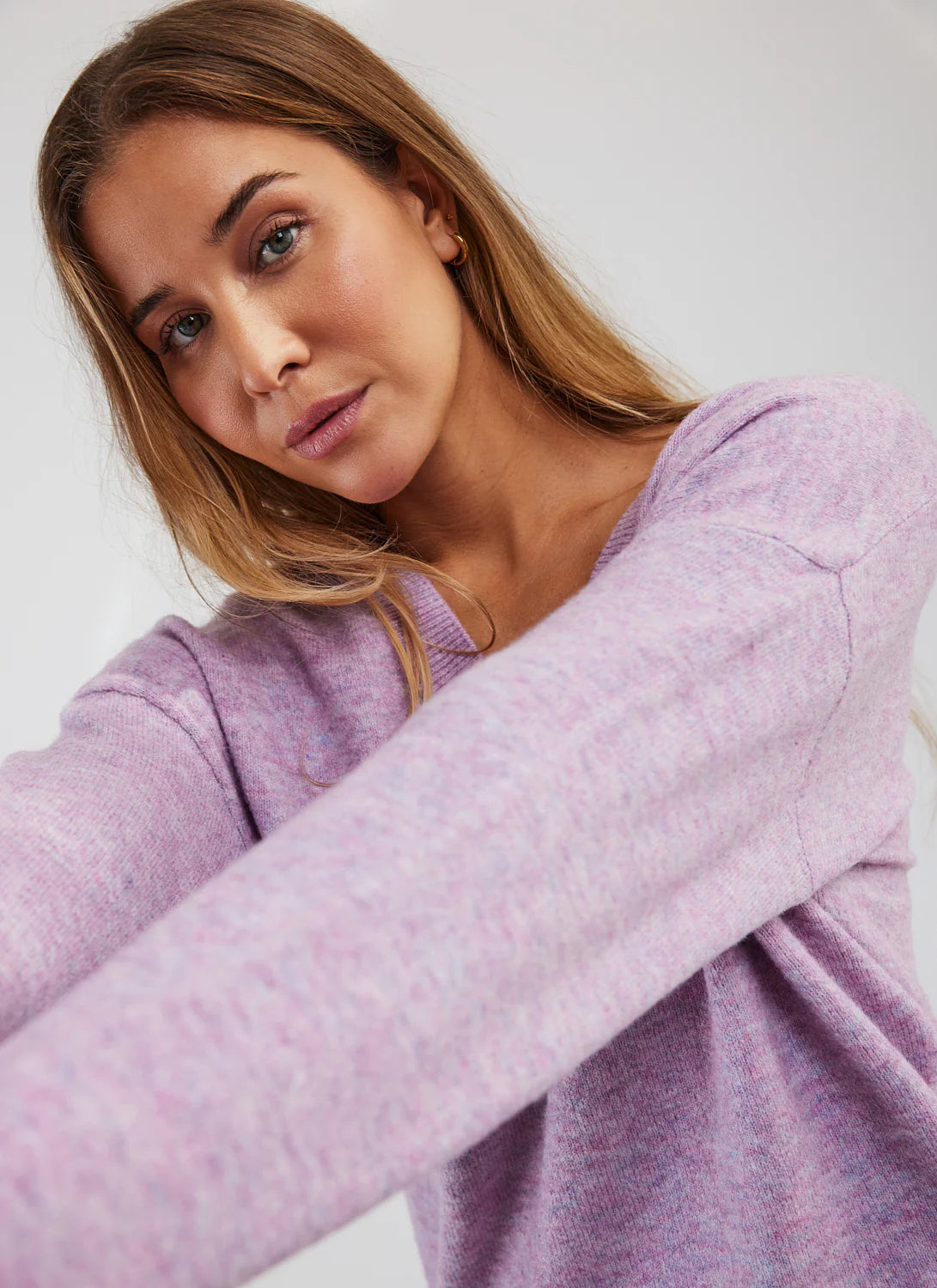 Aniak Women's V Neck T-Shirt - Soft & Comfortable Casual Top for Everyday Wear | Perfect for Work, Outings & Layering