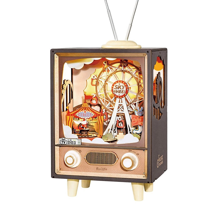 DIY Music Dreamer: Sunset Carnival - Creative Handmade Music Box Kit for DIY Enthusiasts | Perfect for Home Decor, Gift Giving, and Relaxation Moments