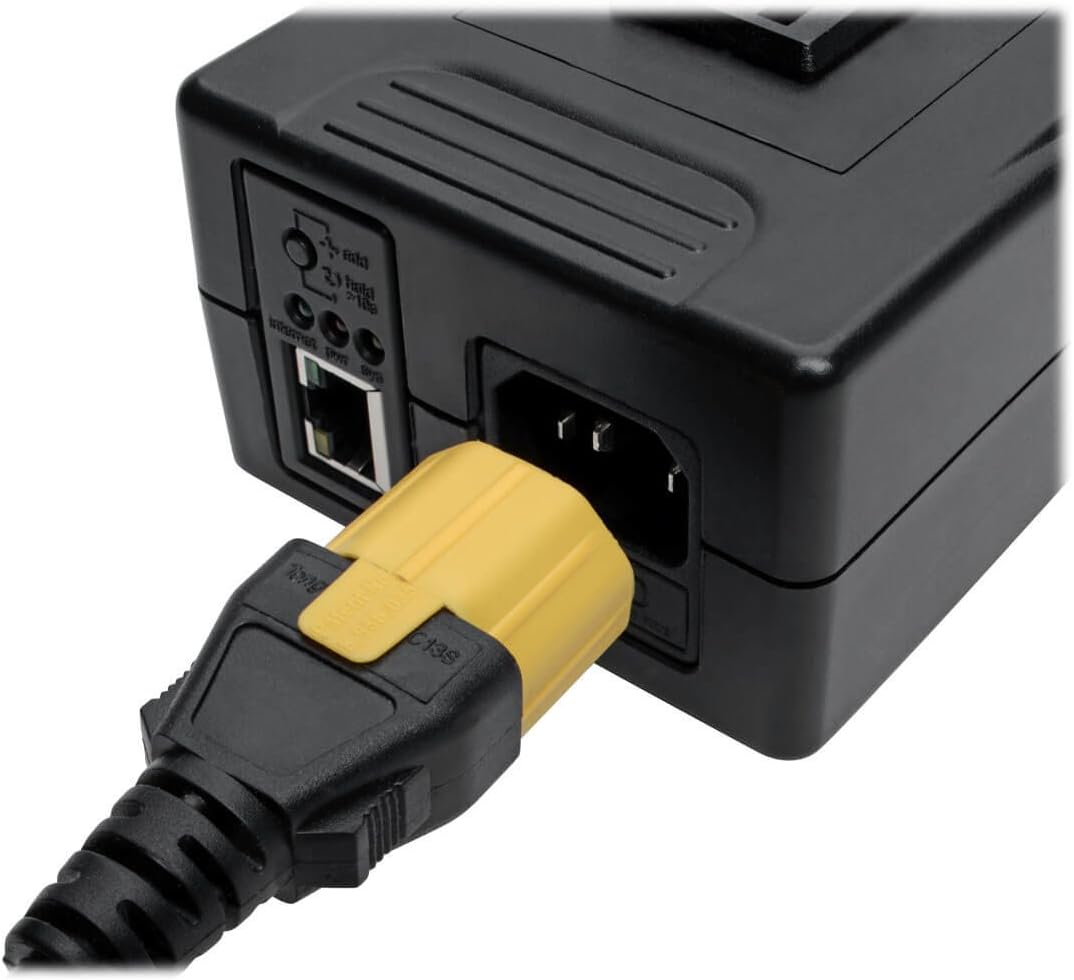 4 Pack Plug Lock Inserts for Detachable C13 Power Cord & C14 Inlet - Secure Electrical Connections for Servers, Computers & Office Equipment