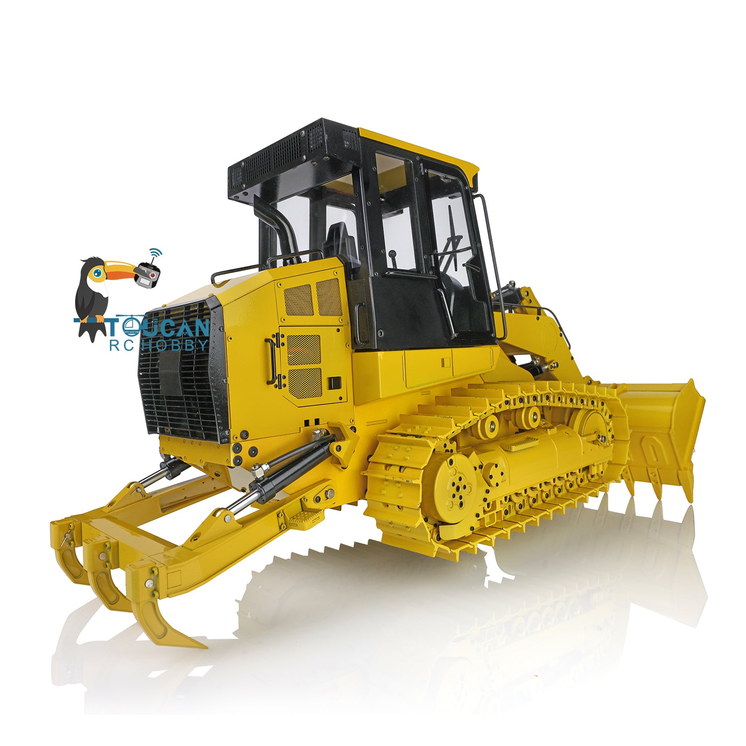 JDM 188 963D 1/14 Scale Metal Tracked RC Hydraulic Loader - Pre-Order Now | Almost Ready to Run with FS-I6S Controller, Light & Sound Effects | Perfect for Construction Simulation, Backyard Digging & RC Enthusiasts