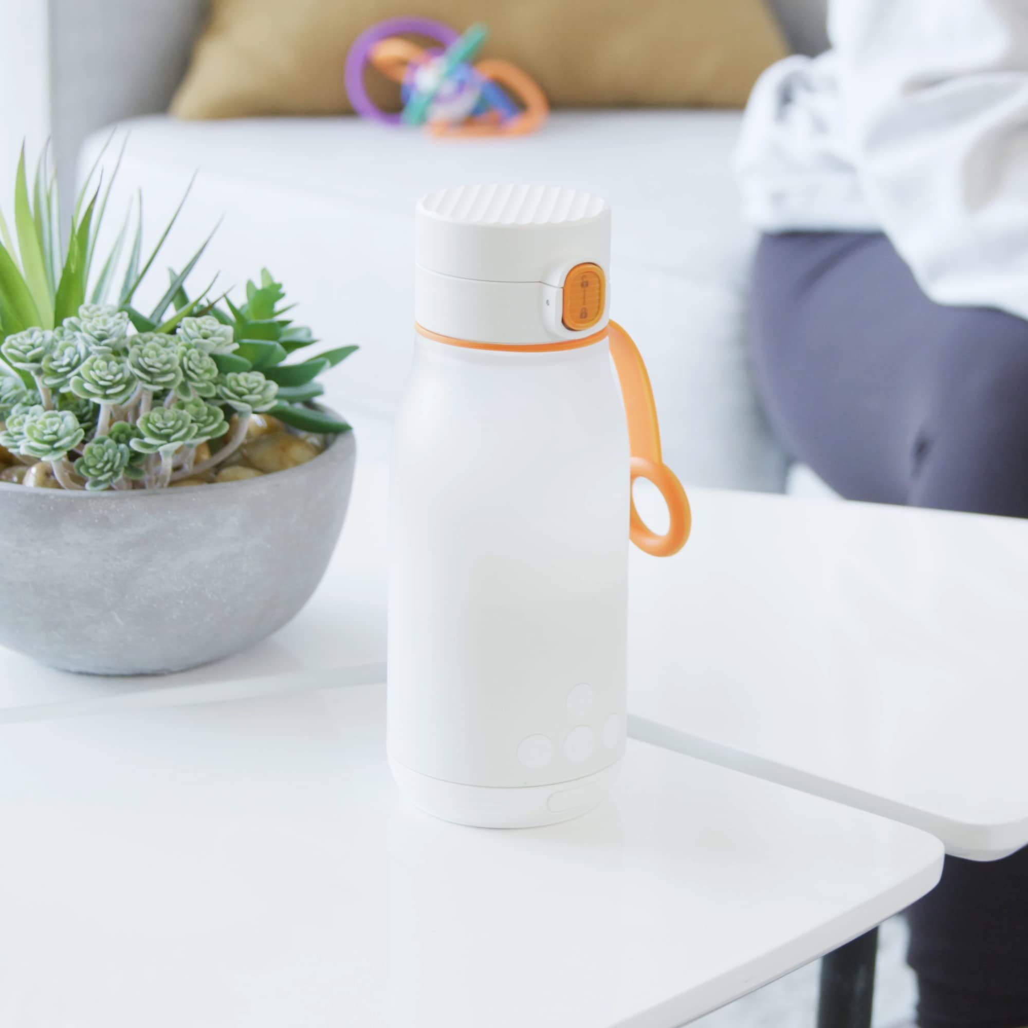 Quark BuubiBottle Portable USB Milk Warmer for Baby - Rechargeable Bottle Warmer for Breastmilk, Formula & Water with LED Display & Precise Temperature Control up to 122°F - Perfect for Travel, Home & On-the-Go Feeding