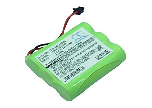 High Capacity 1200mAh Ni-MH Rechargeable Battery Replacement for ITT PC1600, PC1700, PC1800 - Perfect for Cordless Phones, Office Equipment & Home Electronics