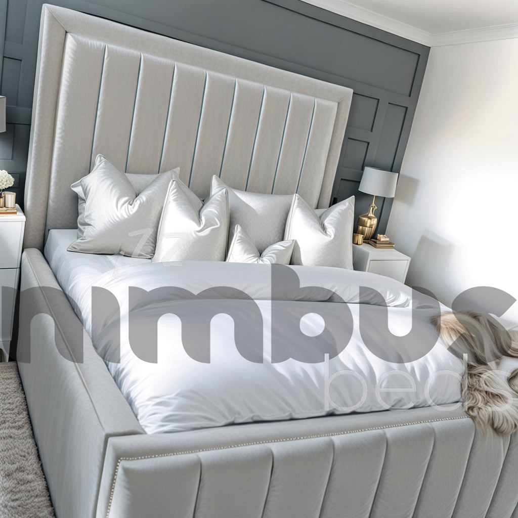 Keavy Queen/King Bed Frame - Sturdy Metal Platform Bed with Noise-Free Support - Perfect for Master Bedrooms, Guest Rooms & Apartments