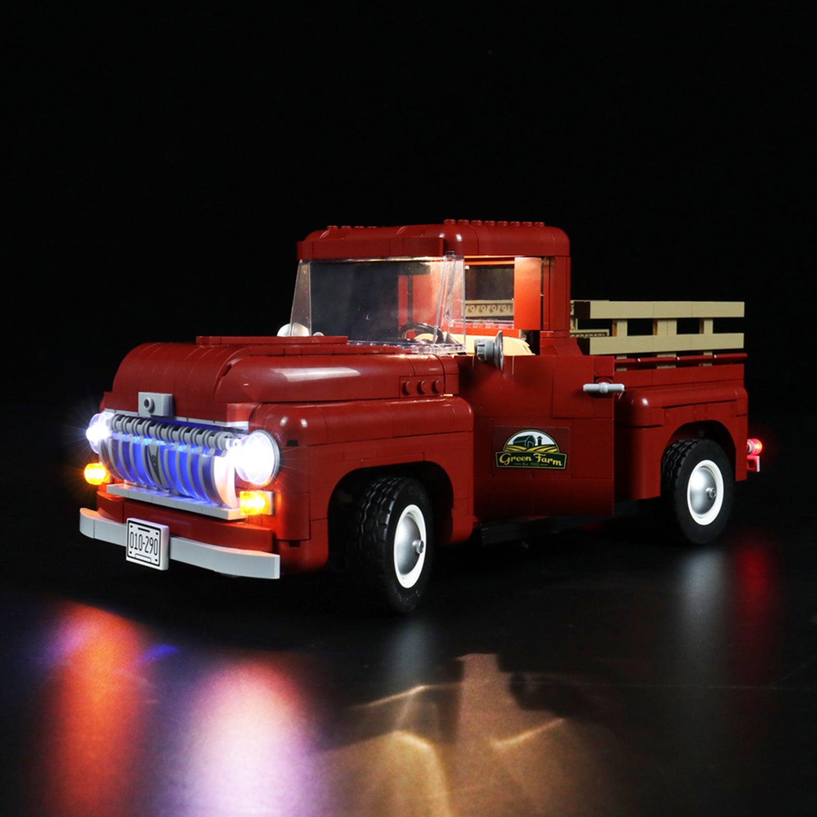 LEGO Technic Pickup Truck 10290 Light Kit - Compatible with LEGO Building Blocks - Perfect for Nighttime Display & Model Car Enthusiasts