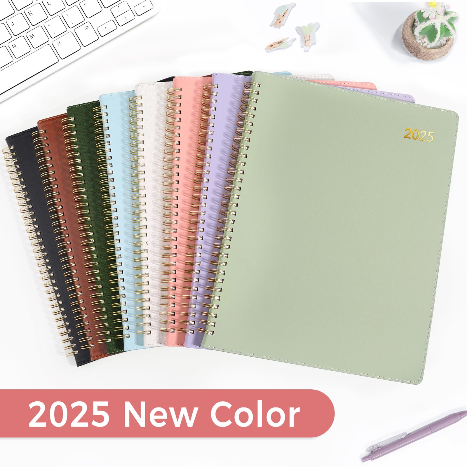 SUNEE 2025 Weekly Monthly Planner - 12 Month Calendar (Jan-Dec 2025) 9