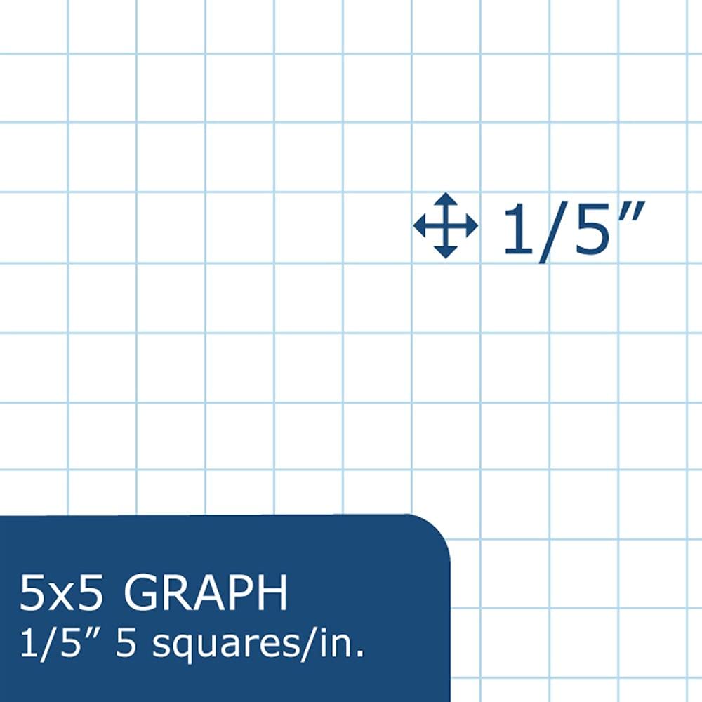 Roaring Spring Black Science Lab Notebook - 5x5 Graph Ruled, 11