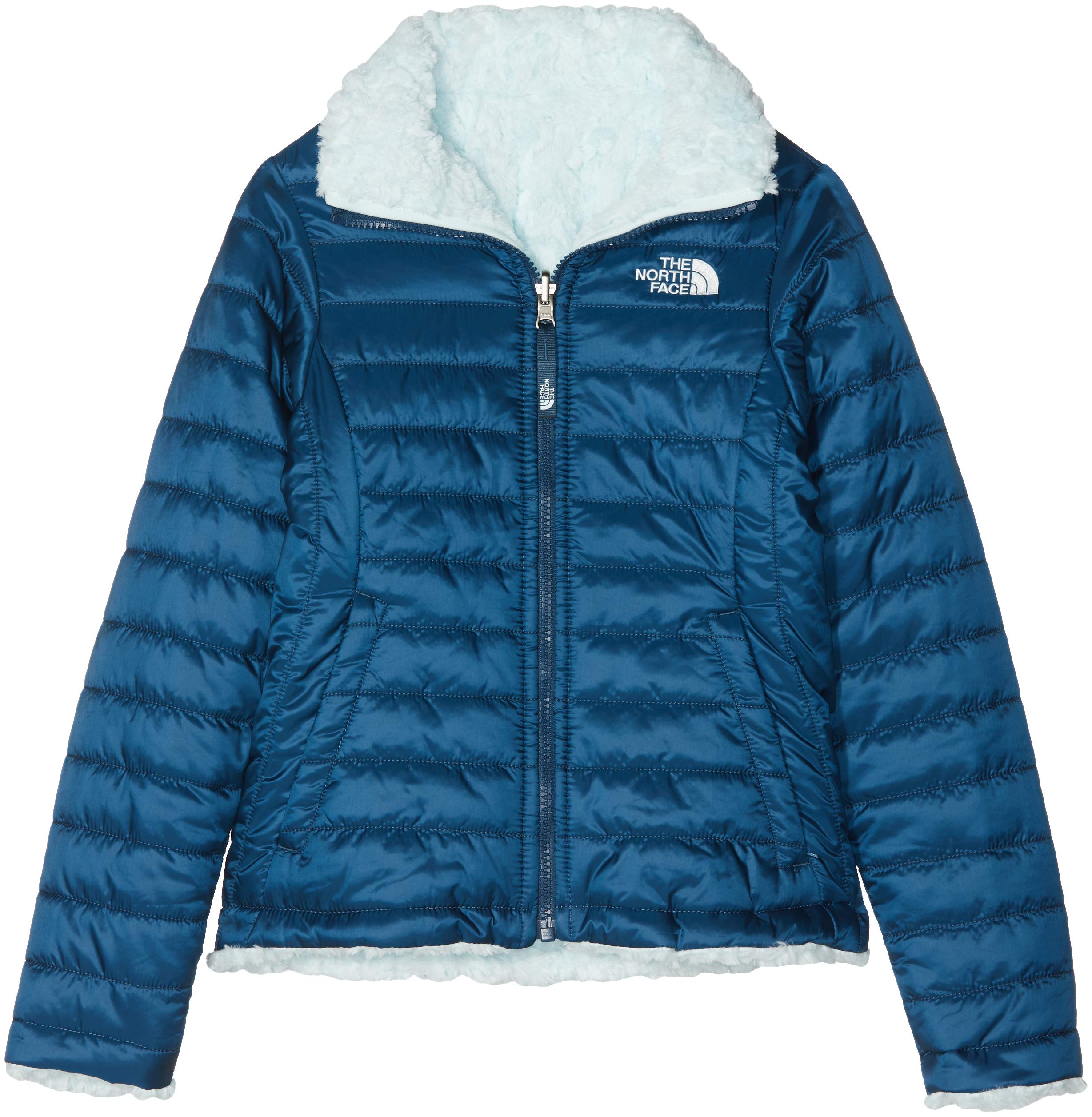 The North Face Reversible Mossbud Swirl Jacket for Girls - Waterproof Windproof Lightweight Jacket for Little Kids & Big Kids - Perfect for Outdoor Activities, Hiking, and School