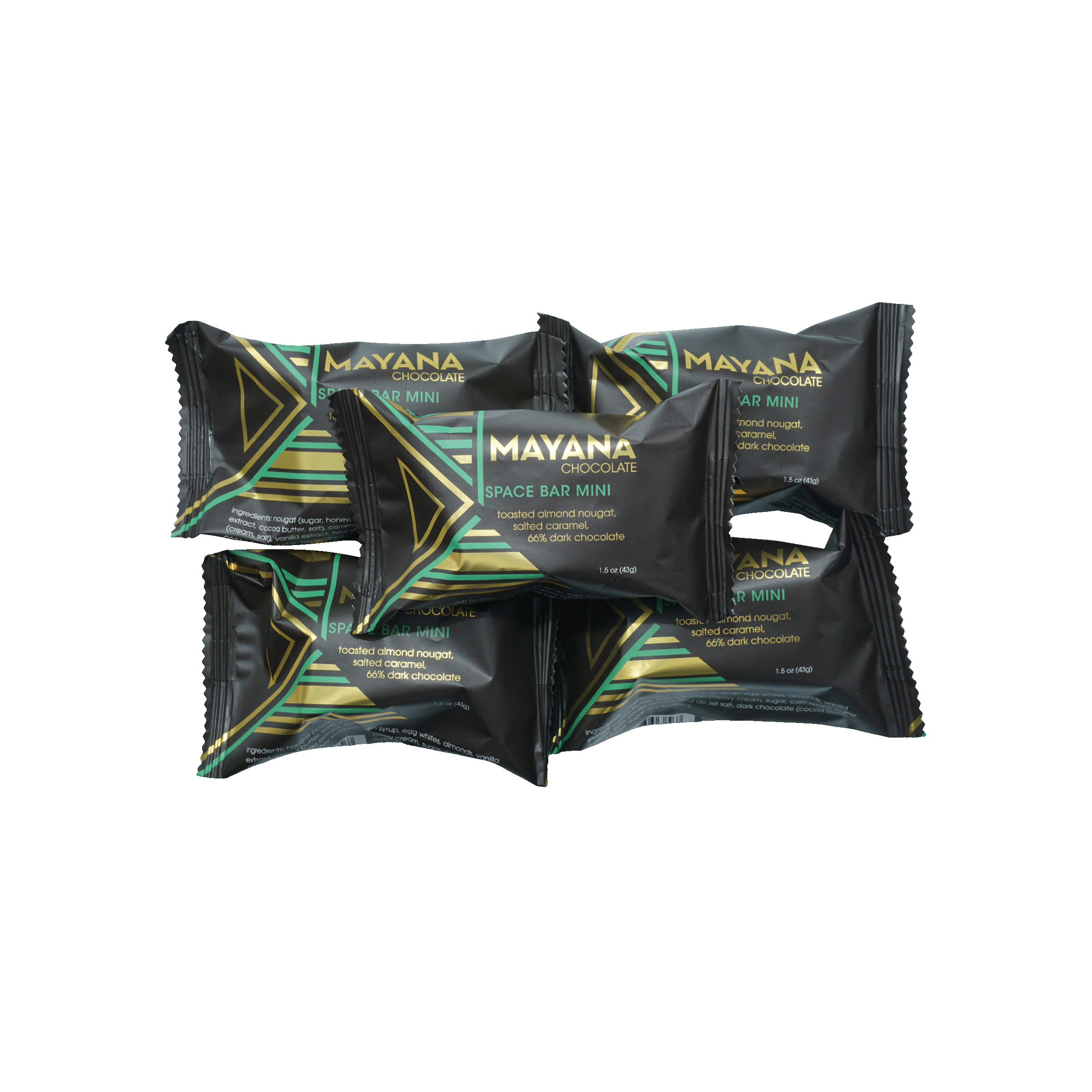 Mayana Chocolate Mini Space Bar - Premium Dark Chocolate Snack for Gifting, Parties & Office Treats | Kosher & Vegan-Friendly