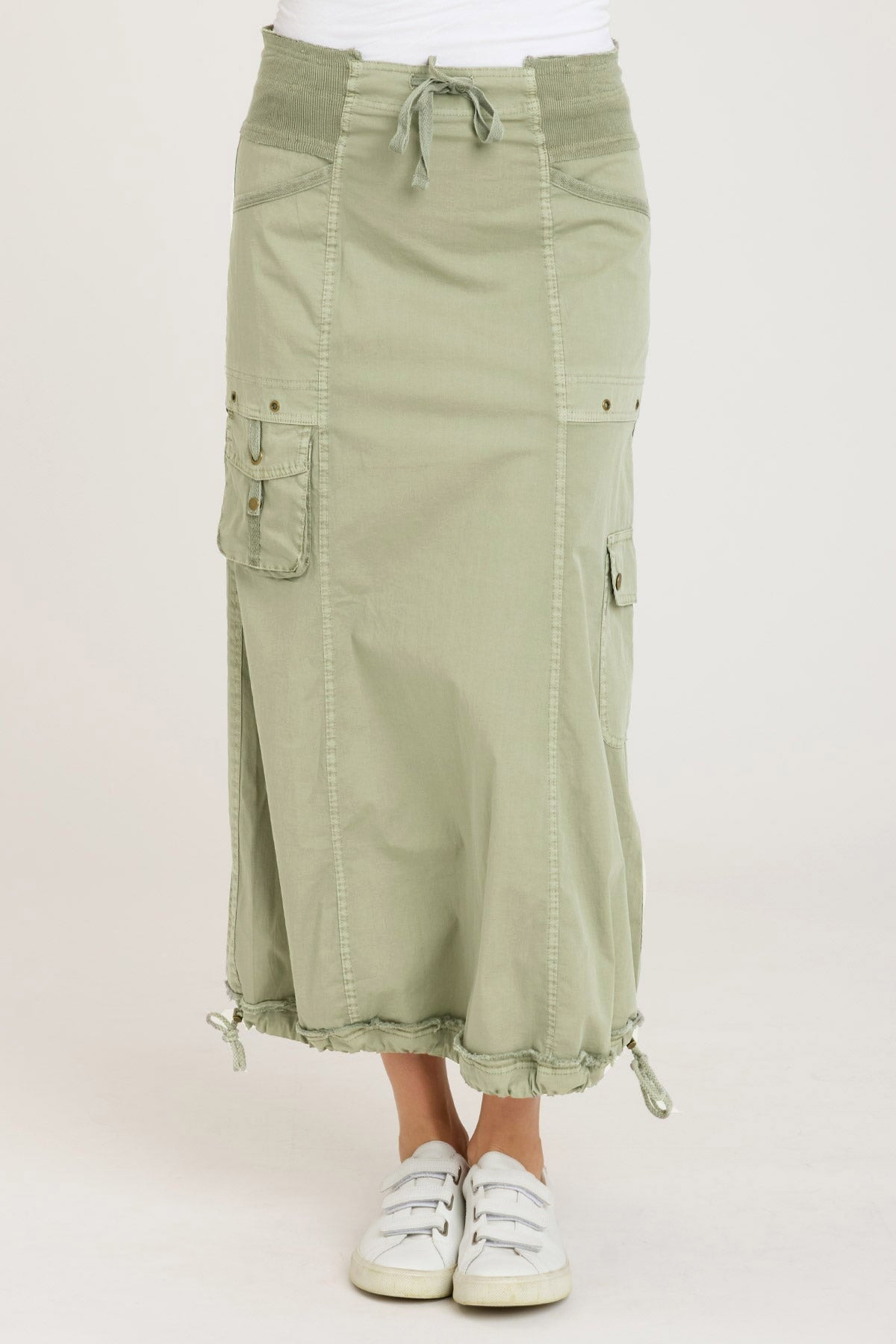 Corintha Bubble Skirt for Women - Flowy A-Line Midi Skirt with Elastic Waist | Perfect for Casual Outfits, Office Wear & Date Nights