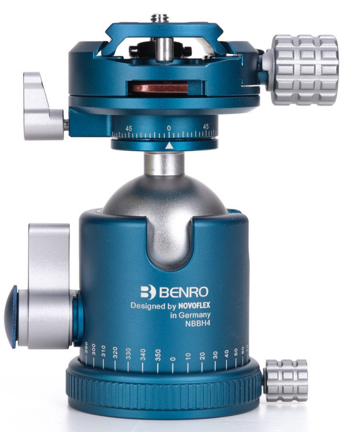Benro NOVOFLEX NBBH Series 4 Ball Head - Professional Camera Tripod Ball Head for DSLR & Mirrorless Cameras - Perfect for Photography, Videography & Outdoor Shooting