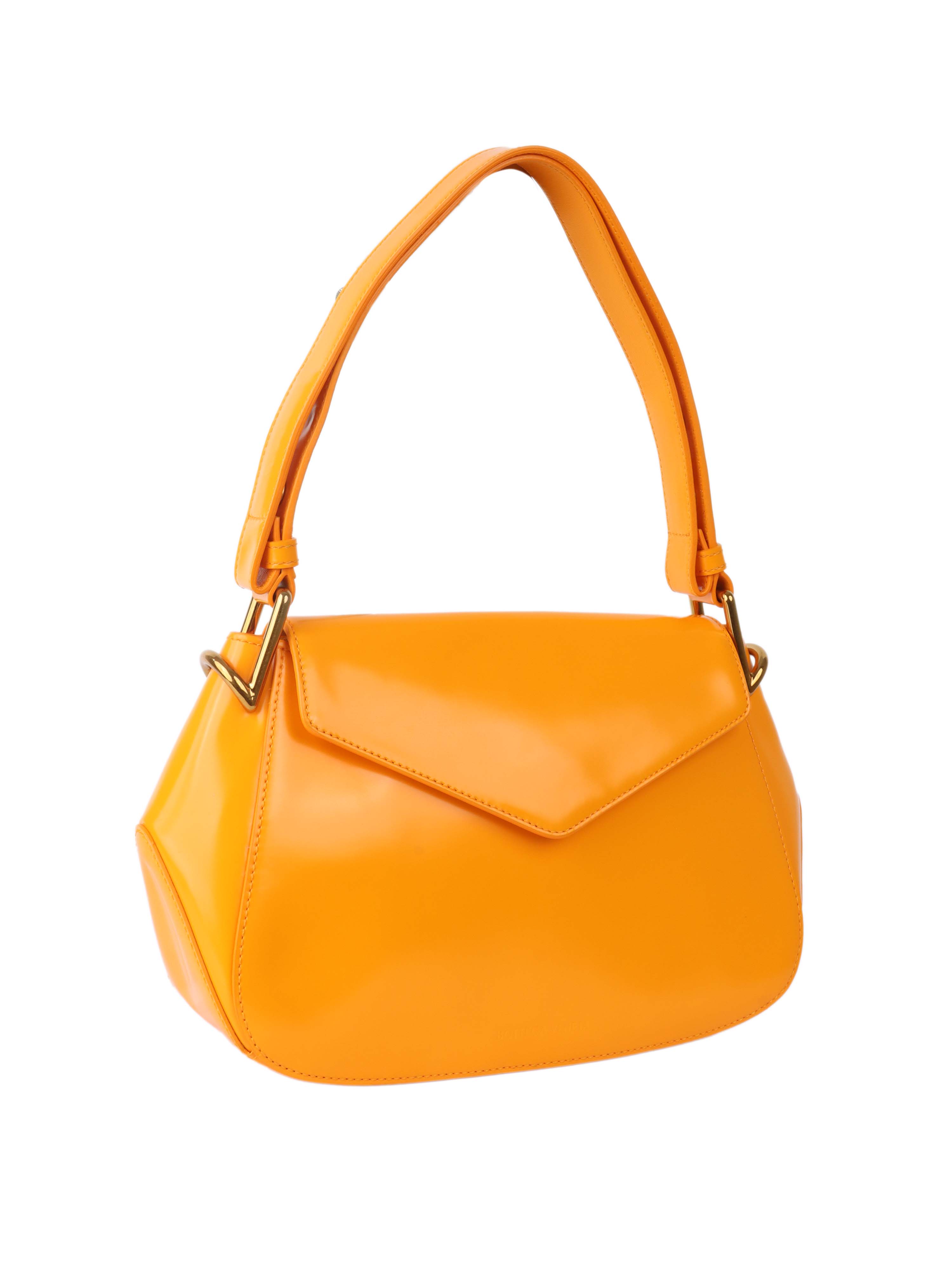 Bottega Veneta Orange V Ring Bag - Stylish Crossbody Handbag for Women, Perfect for Everyday Use, Work, and Travel