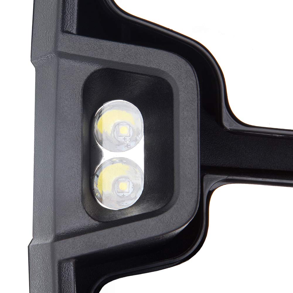 2003-2006 Chevy GMC Sierra Pickup Yukon XL Denali & Cadillac Escalade Towing Mirrors - Power Heated with Turn Signal Lights - Left & Right Pair for Enhanced Visibility & Safety While Towing