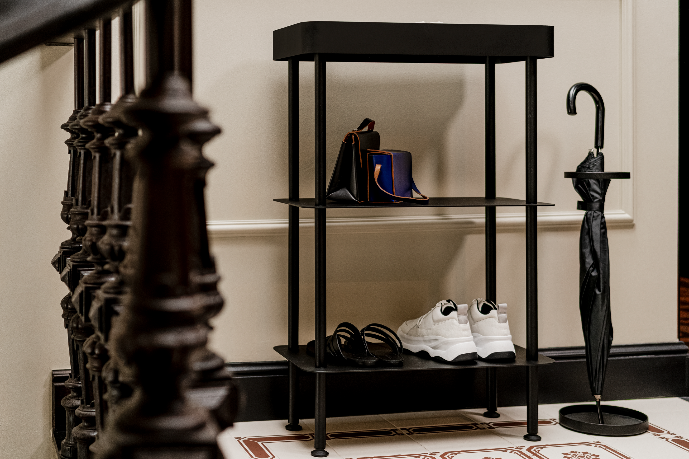 Modern 3-Tier Console Table - Nolle Entryway Sofa Table with Storage Shelf | Perfect for Hallway, Living Room & Small Spaces
