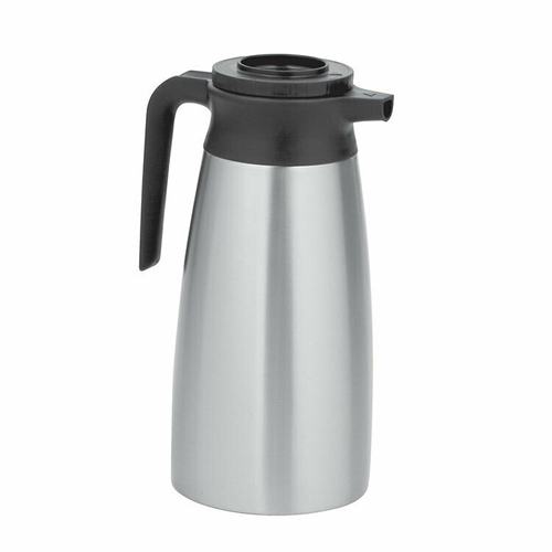 BUN 39430.0100 64 Oz Stainless Steel Thermal Pitcher - Insulated Beverage Dispenser for Iced Tea, Lemonade & Cold Drinks at Parties, BBQs & Outdoor Events