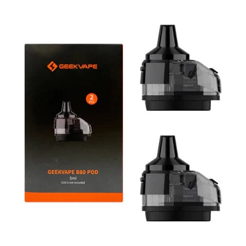 GeekVape B60 Aegis Boost 2 Replacement Pods - 2 Pack Compatible Pod Cartridges for Vape Mod - Perfect for Travel & Outdoor Vaping