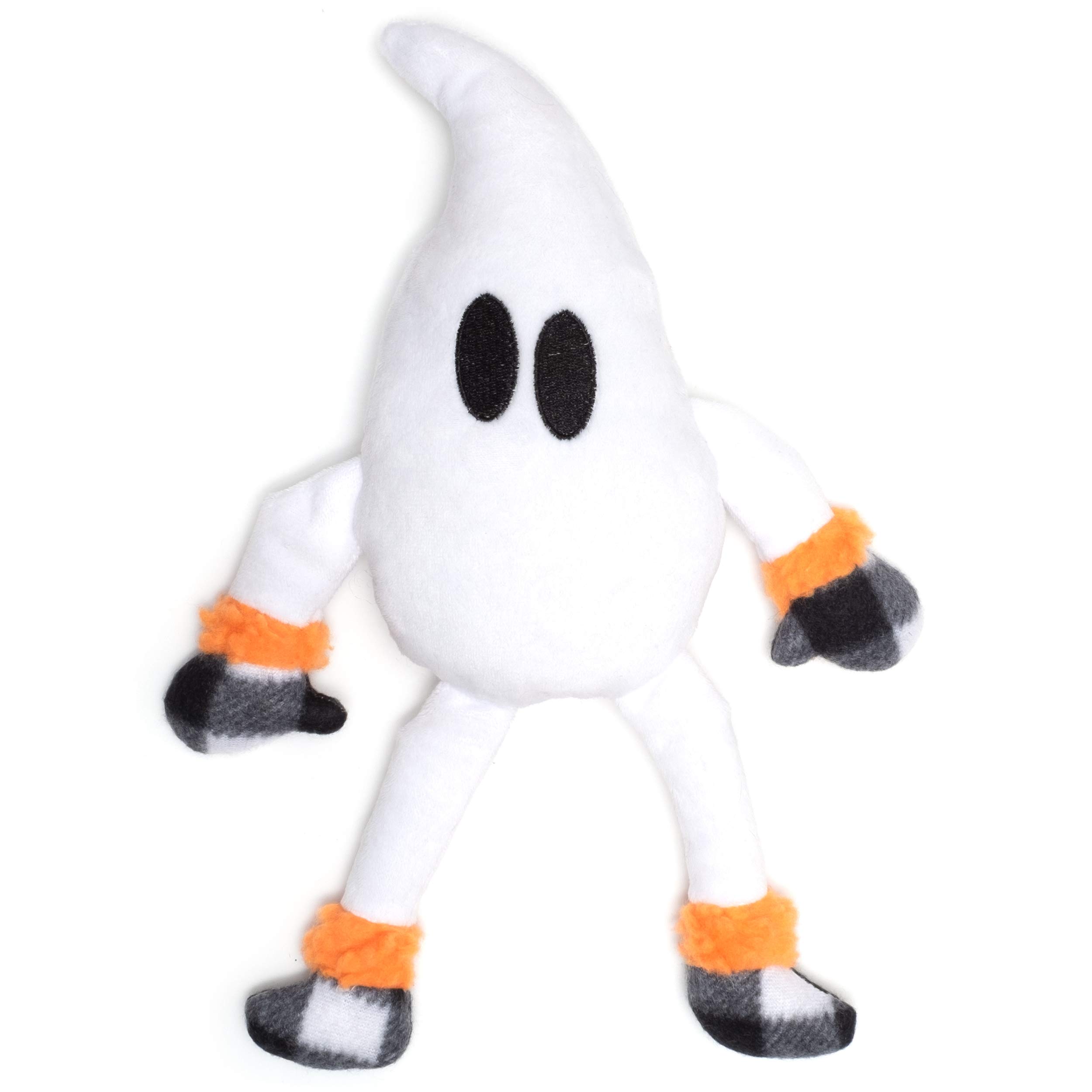 Premium Ghost-Shaped Plush Dog Toy for Small & Large Dogs - Soft & Durable Chew Toy for Playtime, Training, and Cuddling - Perfect for Halloween, Gifts, and Indoor/Outdoor Fun