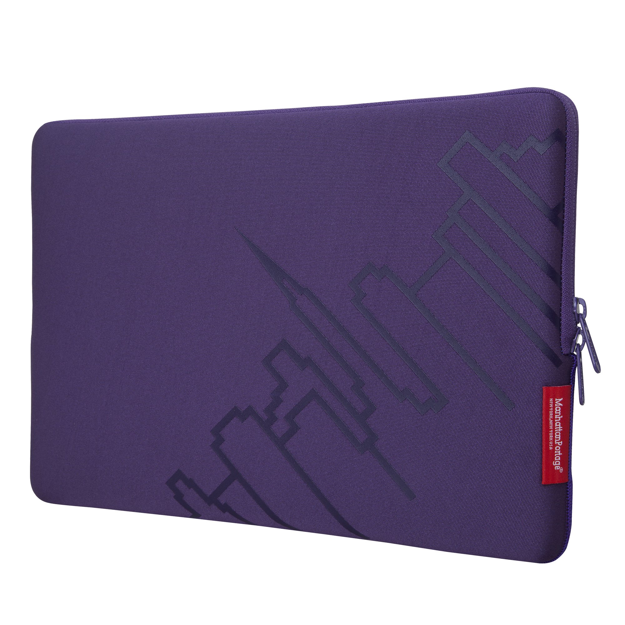 Manhattan Portage MacBook Pro 13/15/16 Inch Skyline Laptop Sleeve Case - Water-Resistant Protective Cover for Work, Travel & School (Black)