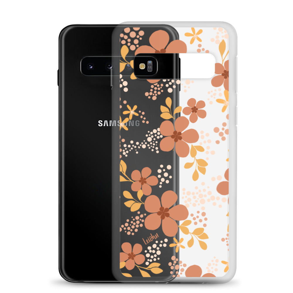 Groovy Pua Clear Protective Phone Case for Samsung Galaxy S21/S20/Note 20 - Slim & Scratch-Resistant Cover for Everyday Use, Work & Travel