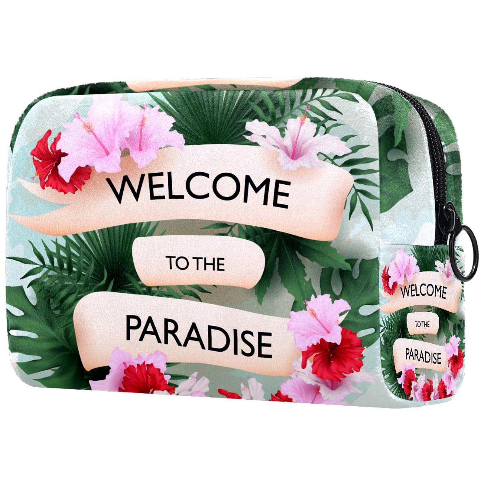 Waterproof Travel Makeup Bag - Cosmetic Pouch Organizer for Toiletries | Portable Clutch Purse for Women | Perfect for Vacation, Gym & Daily Use