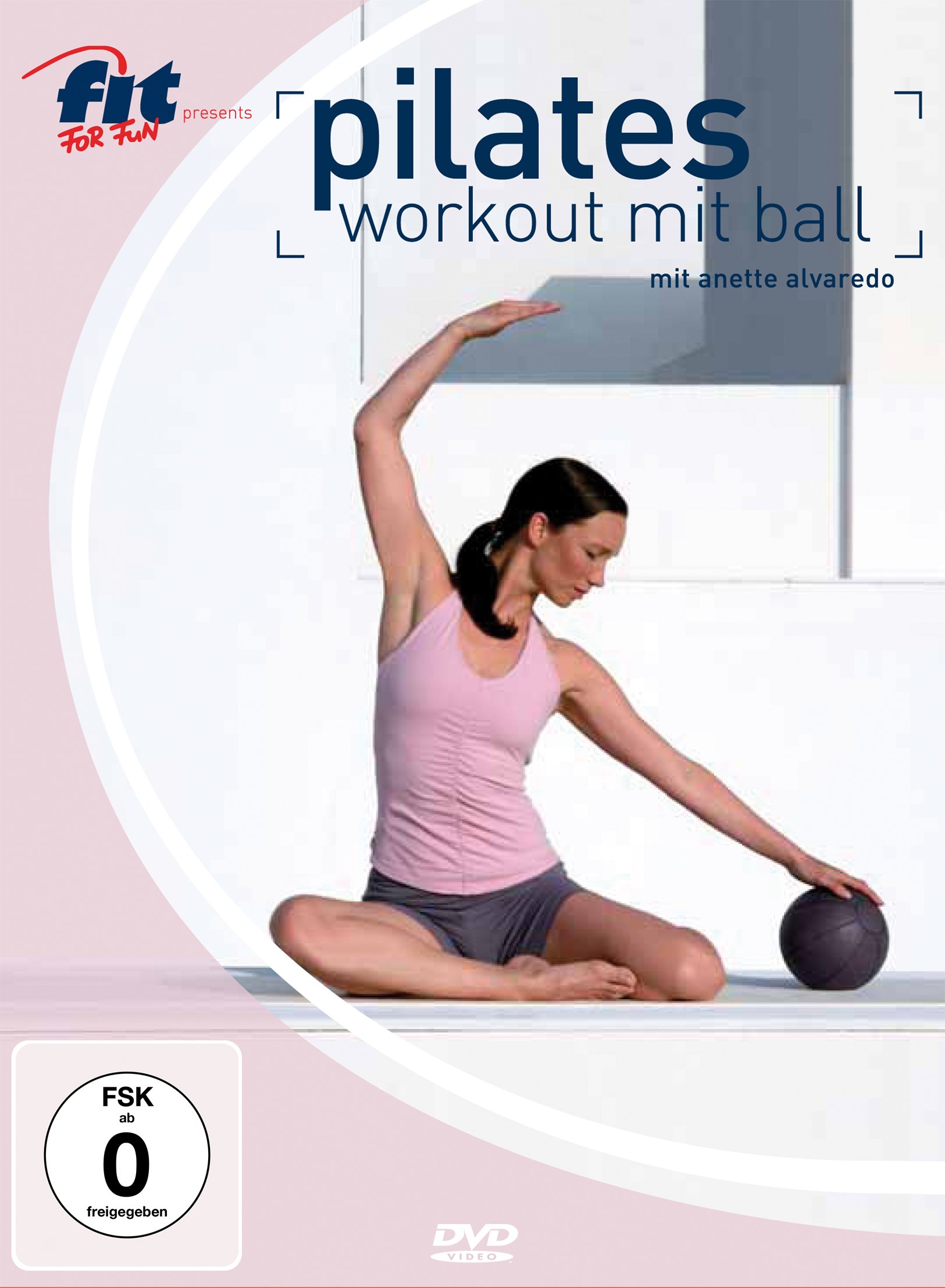 Pilates Workout with Ball - DVD Featuring Anette Alvaredo | Full Body Toning & Core Strengthening for Home Fitness