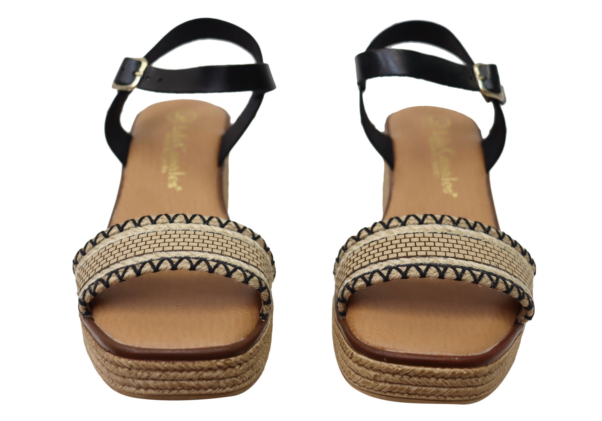 Lola Canales Pambula Women's Spanish Leather Wedge Sandals - Comfortable Summer Shoes for Beach, Vacation & Casual Outings