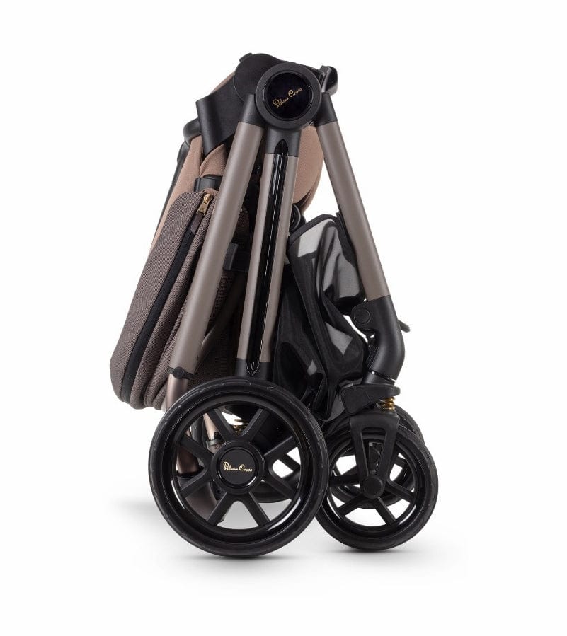Silver Cross Reef Stroller with Folding Bassinet - Lightweight Compact Travel Baby Stroller for Newborns & Toddlers - Perfect for Shopping, Travel & Daily Walks