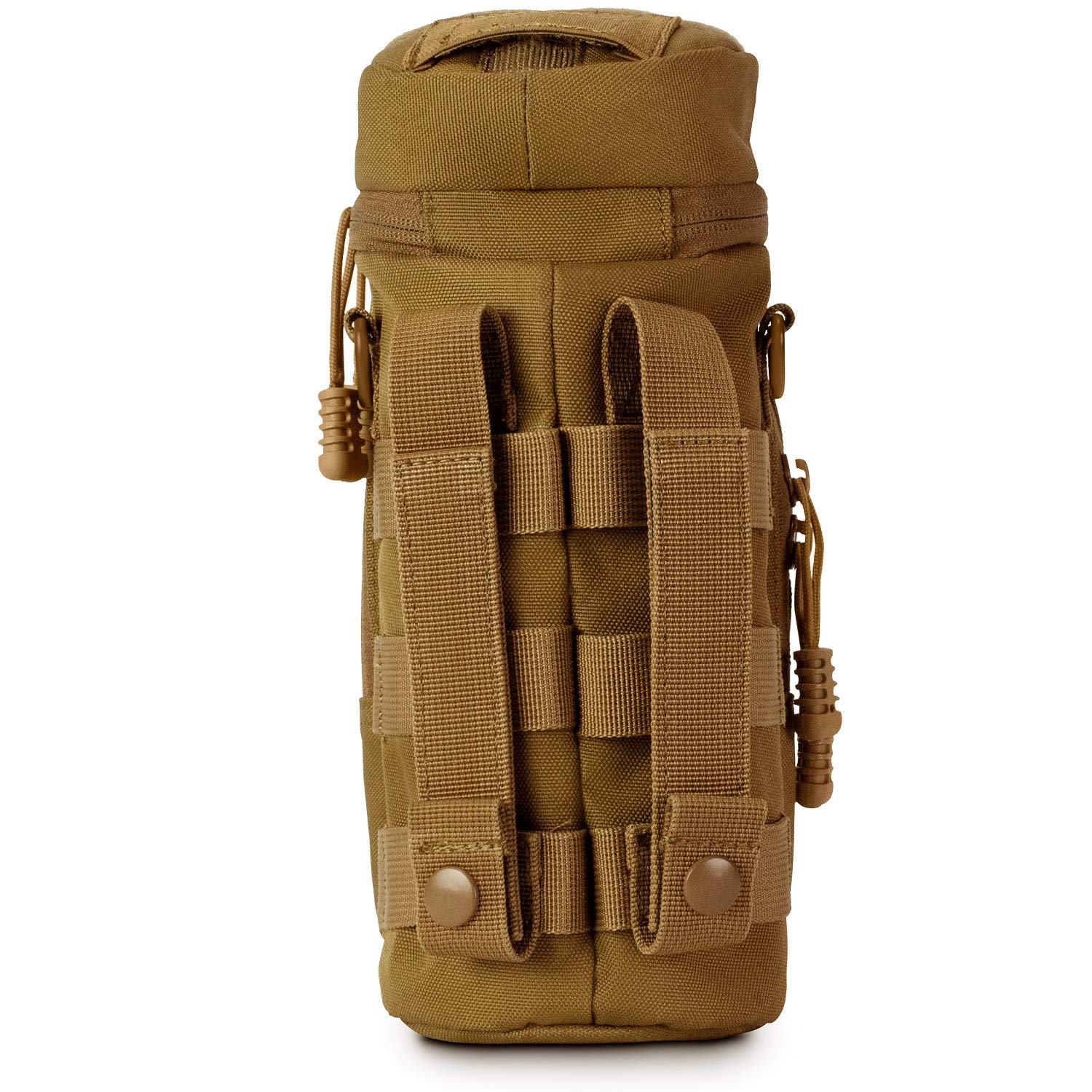 Go Time Gear MOLLE Water Bottle Pouch - Tactical Canteen Holder for Backpacks & Gear, Fits 40 oz Bottles - Perfect for Hiking, Camping & Outdoor Adventures