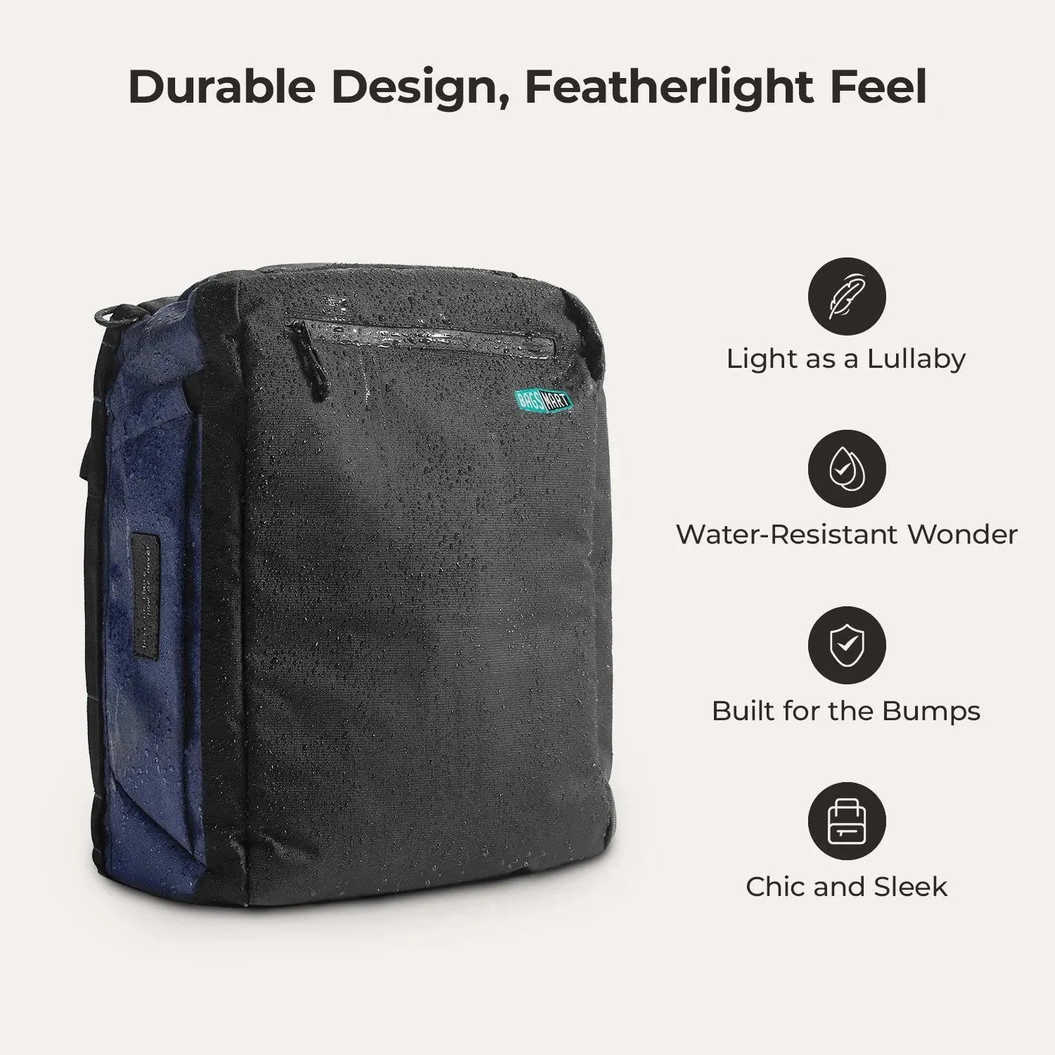 Paz 43L Duffle Backpack - Waterproof Travel Duffel Bag with Shoulder Strap for Gym, Camping & Weekend Getaways