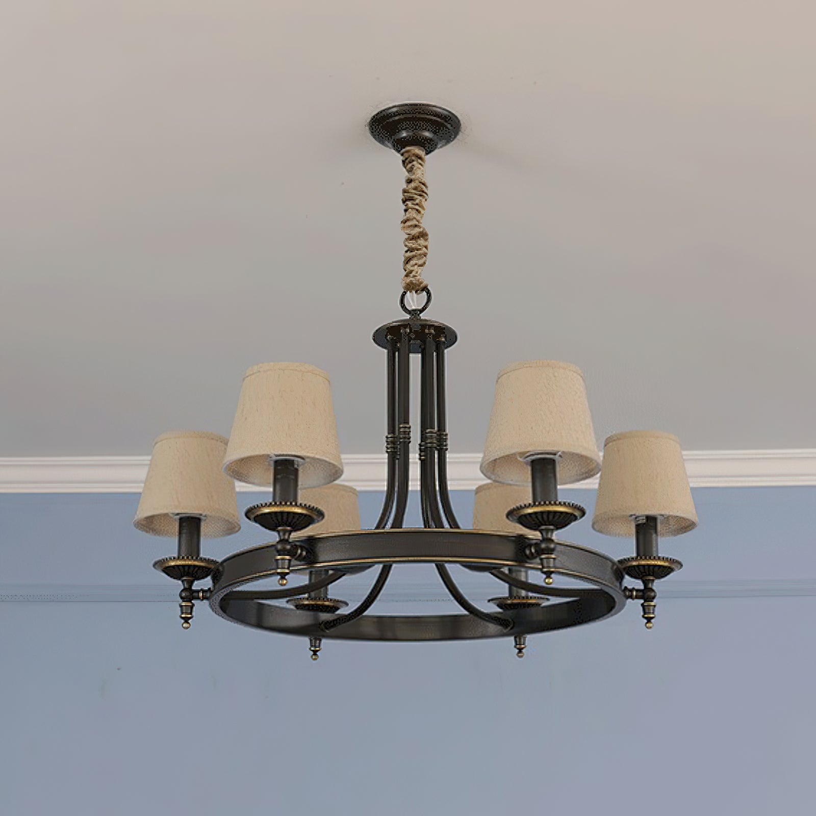 Alessio Modern Crystal Chandelier - Elegant Ceiling Light Fixture for Dining Room, Living Room & Bedroom | Perfect for Home Decor & Interior Design