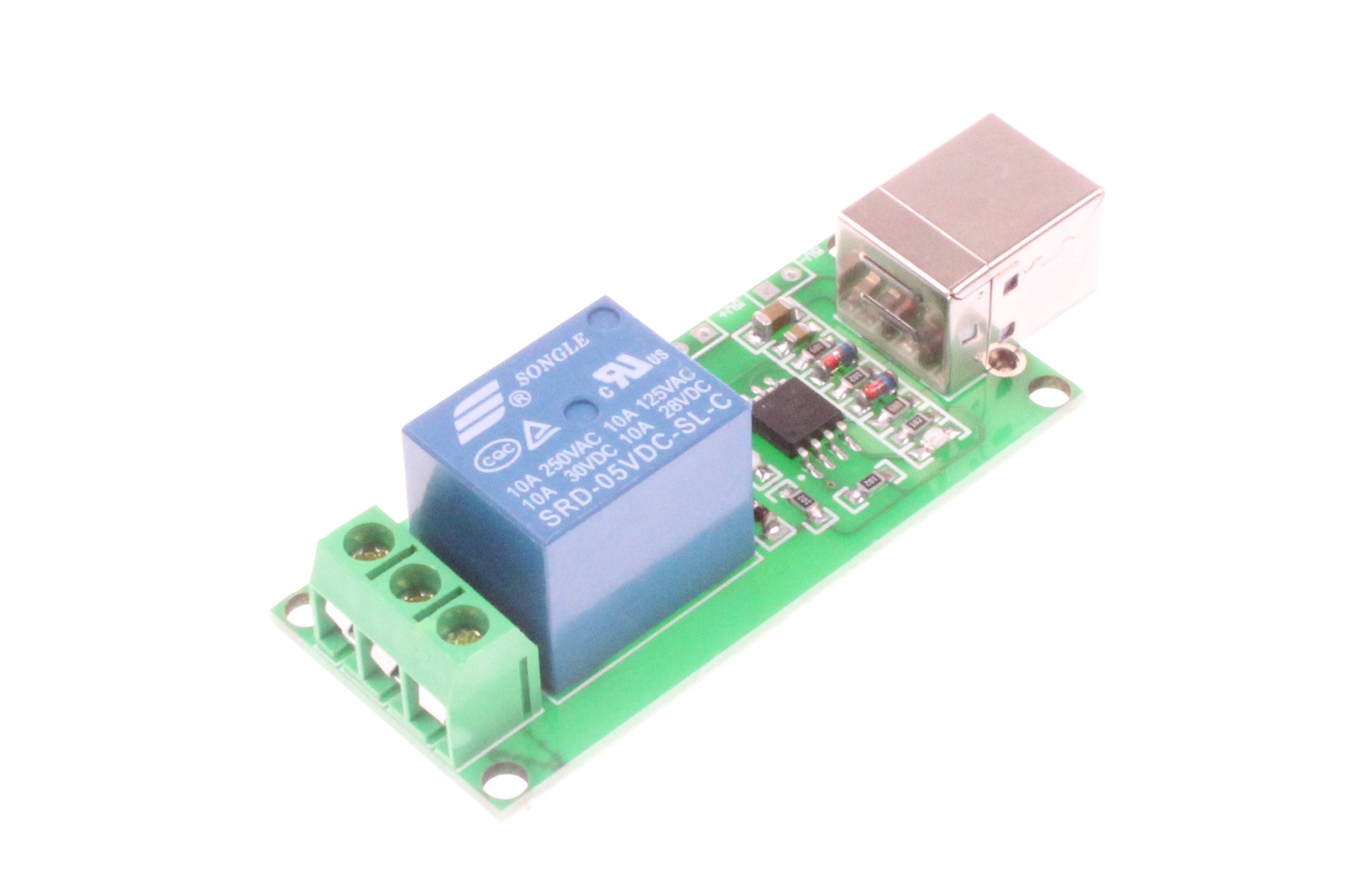 NOYITO 5V USB Relay Module - 1-Channel PC Control Switch for Smart Home Automation