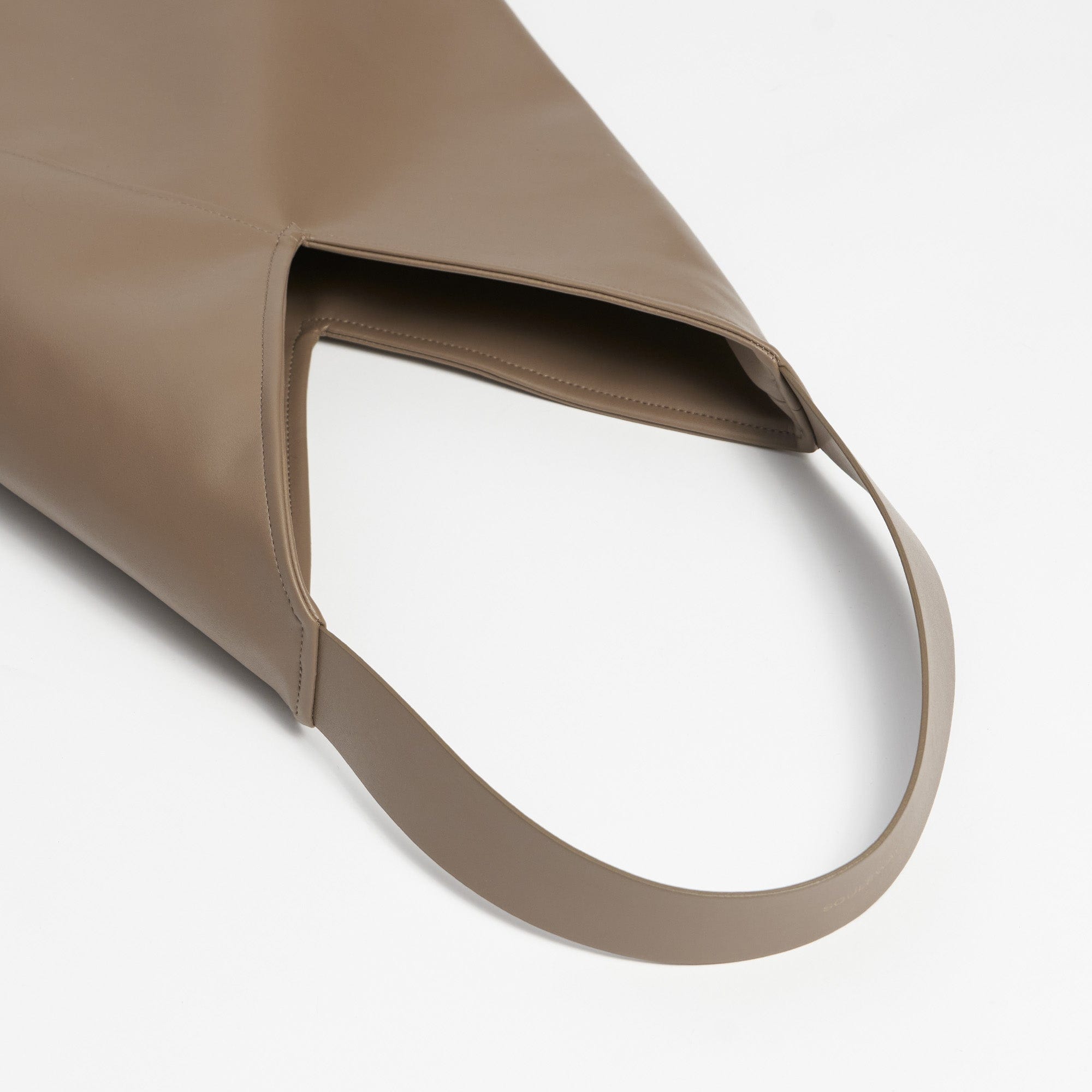 Oleatex Vegan Olive Leather Origami Bag - Eco-Friendly Mocha Brown Crossbody Purse for Women | Perfect for Work, Travel, and Everyday Use