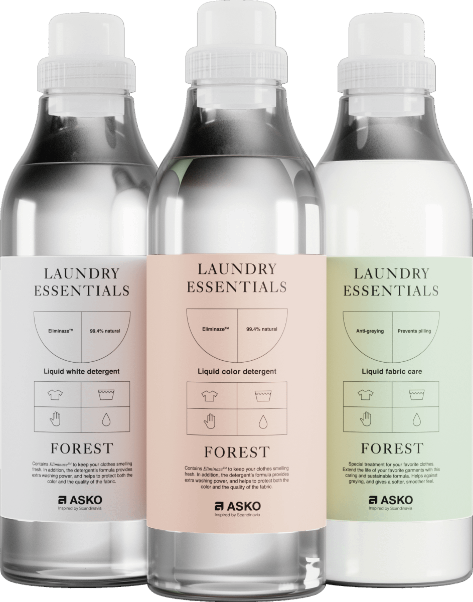 Asko LW11 Liquid White Laundry Detergent - High Efficiency HE, Stain Removal, Fresh Scent - Perfect for Whites, Delicates & Everyday Laundry