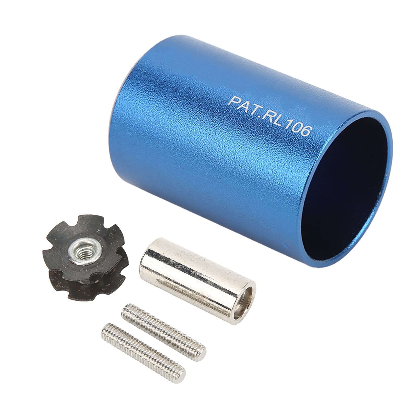SPYMINNPOO Bicycle Star Nut Installation Tool Kit - 28.6mm/1.1in Steel Head Tube Fork Headset Setting Sleeve for MTB, Road & Hybrid Bikes - Perfect for DIY Bike Repairs & Maintenance