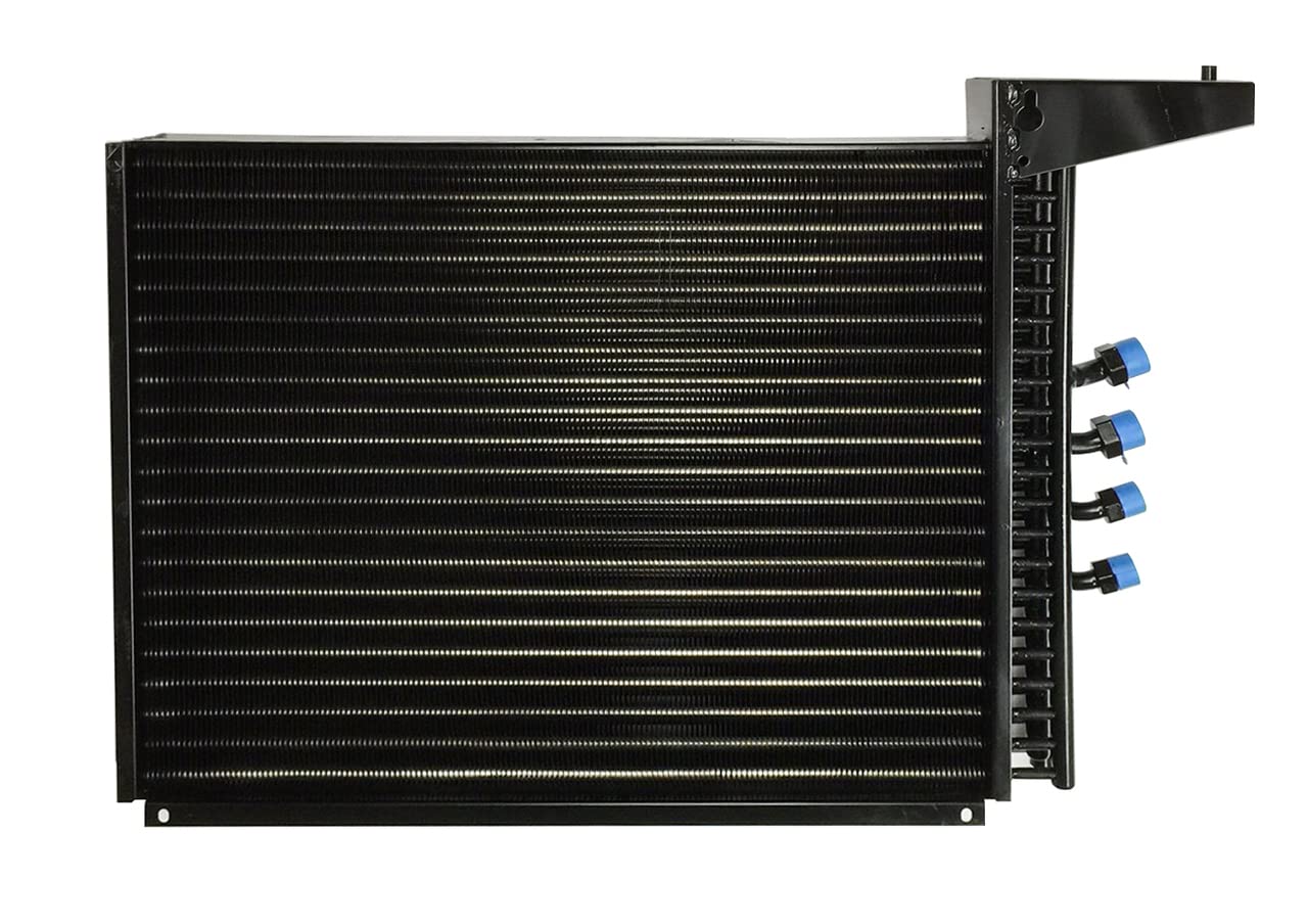 NEW Replacement AH140472 Dual Oil Cooler Compatible with John Deere Combine 9400 9500 9600 - Heavy-Duty Cooling Solution for Agricultural Machinery