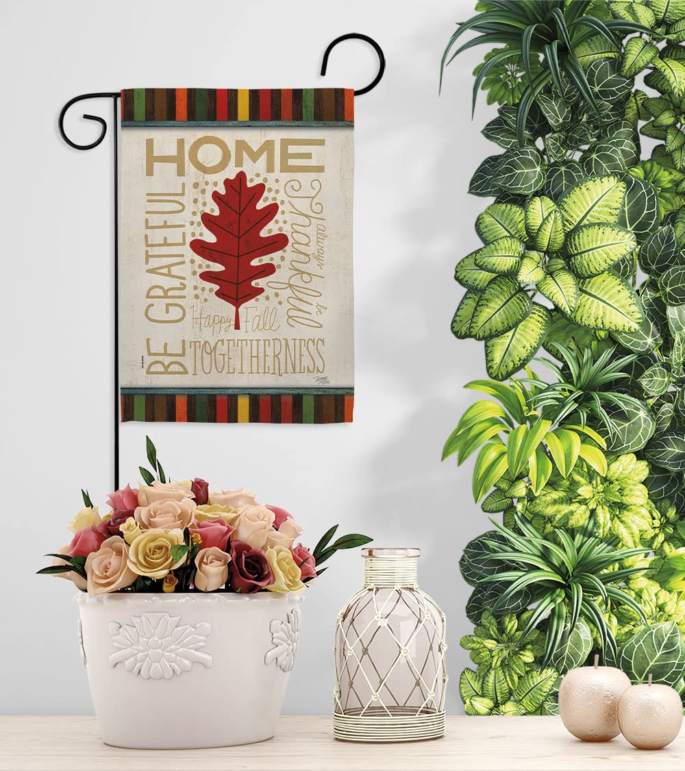 Breeze Decor Fall Harvest Vertical Flags Set - House & Garden Decor for Autumn