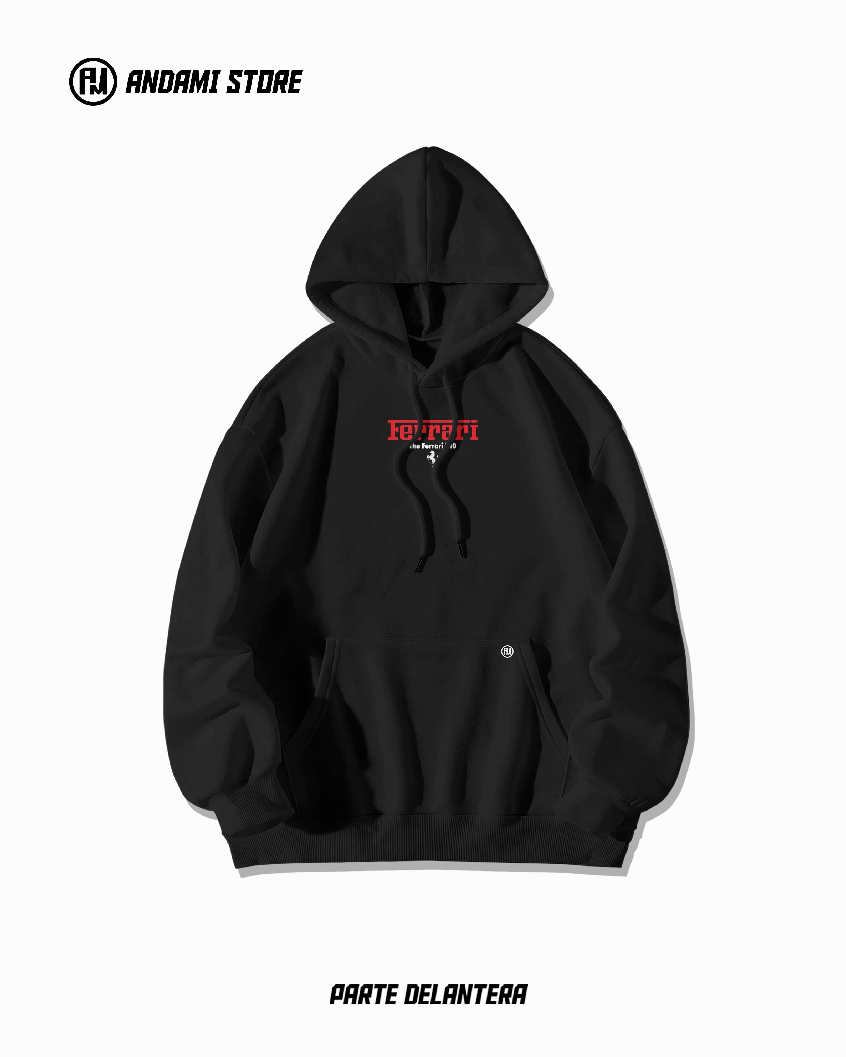 Ferrari F40 Hoodie - Men's & Women's Pullover Sweatshirt - Comfortable & Stylish for Casual Wear, Sports, and Outdoor Activities