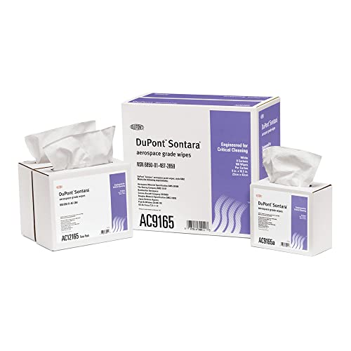 Contec AC12165 DuPont Sontara White Aircraft Cleaning Wipes - 12