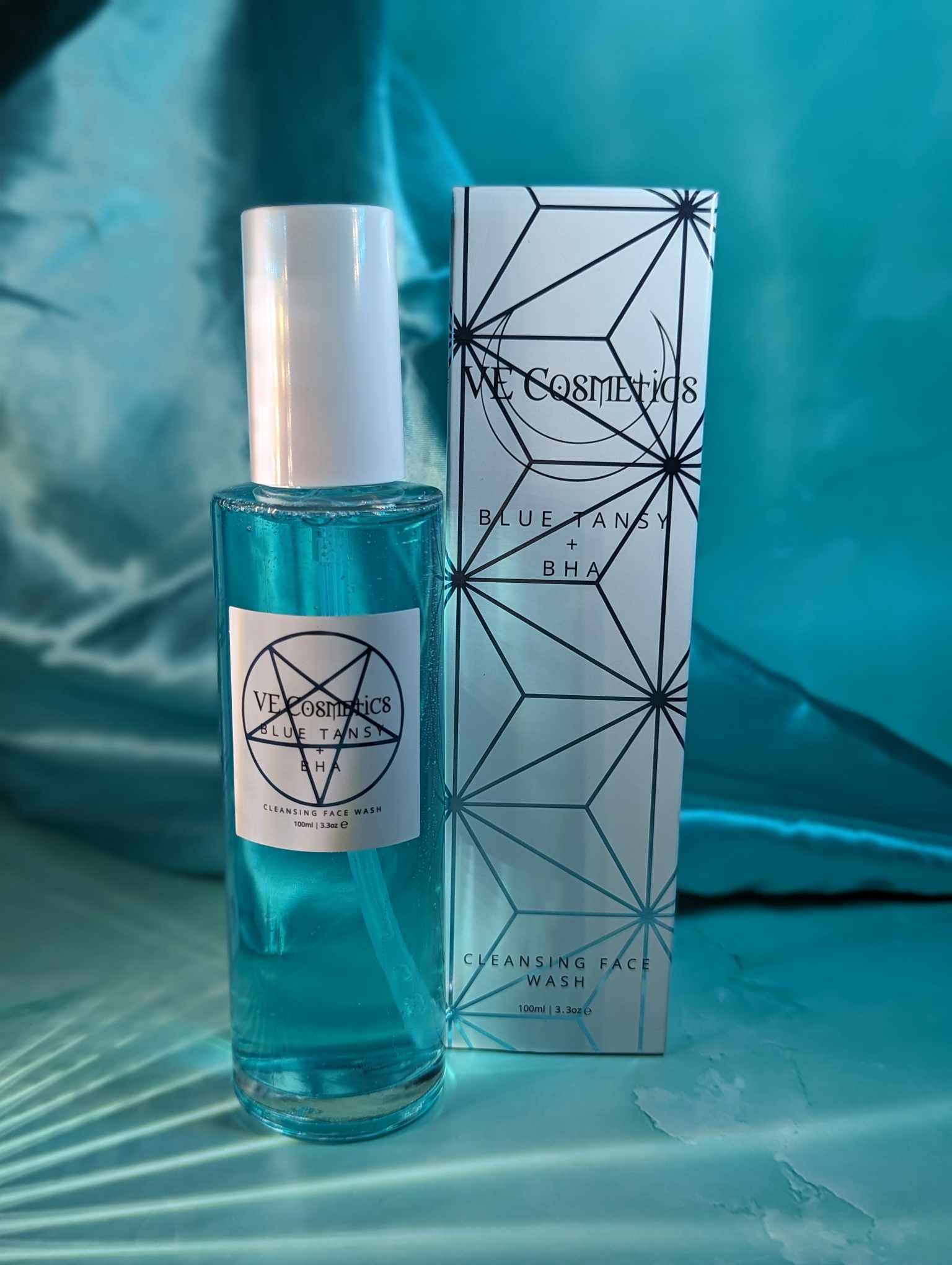 Blue Tansy Cleansing Face Wash for Acne-Prone Skin - Gentle Vegan Facial Cleanser with Natural Ingredients - Perfect for Morning & Night Skincare Routine