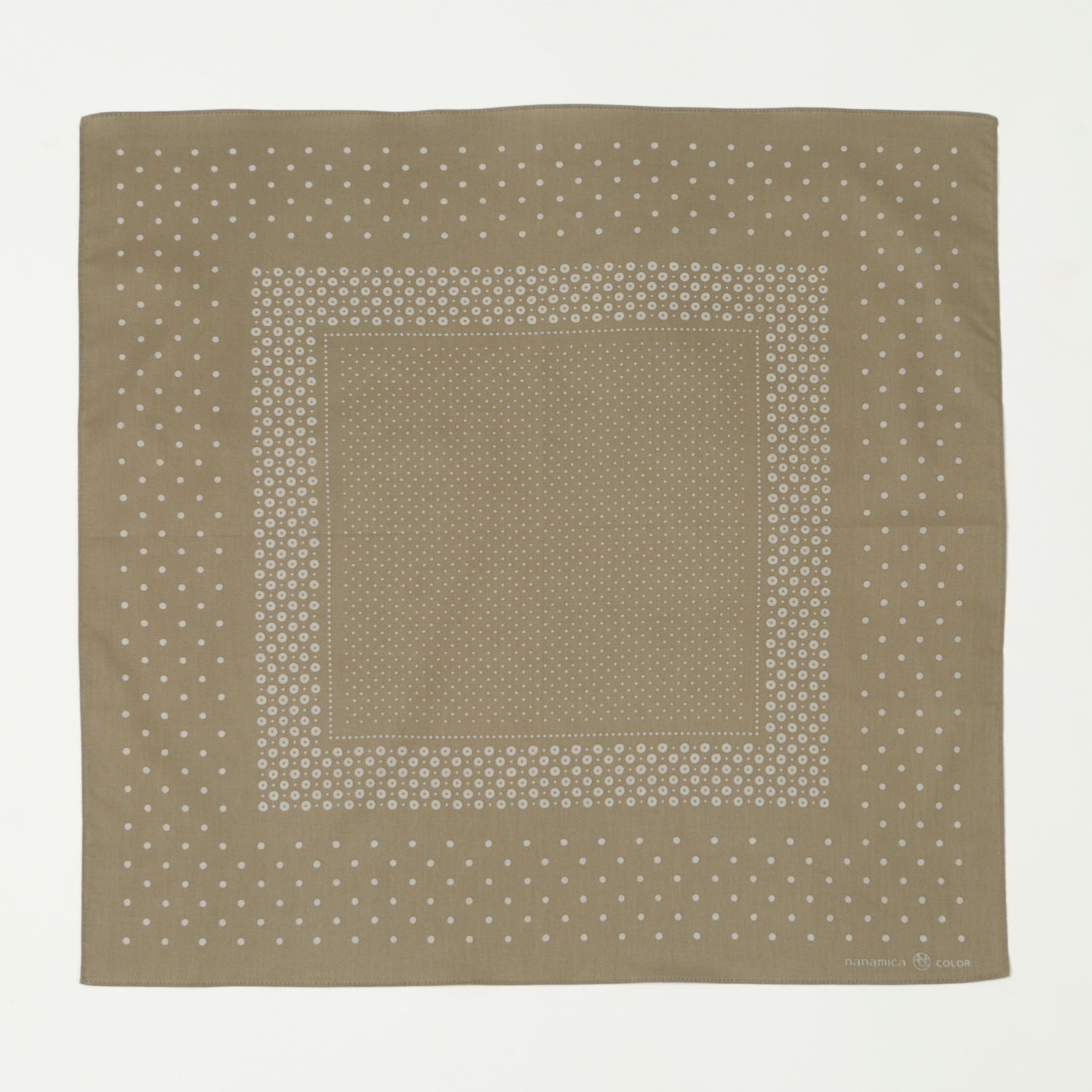 Nanamica Bandana - Soft Cotton Brown Bandana for Men & Women | Fashion Accessory for Outdoor, Travel, and Everyday Style