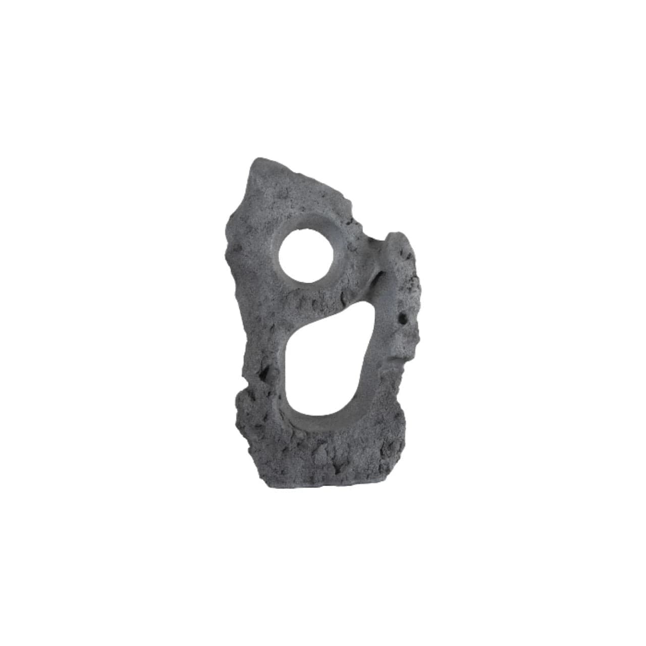 Colossal Charcoal Stone C Cast Stone Sculpture - Handcrafted Garden Statue for Outdoor Decor, Patio & Landscape Design