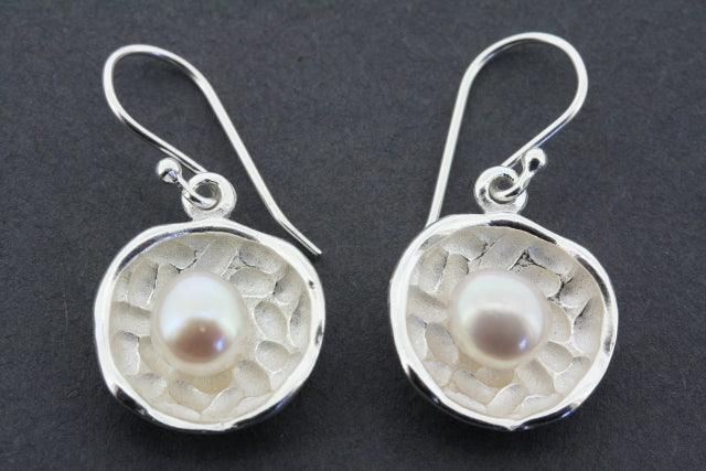 Elegant Cupped Pearl Earrings for Women - Classic & Timeless Jewelry Gift for Her - Perfect for Weddings, Parties & Special Occasions